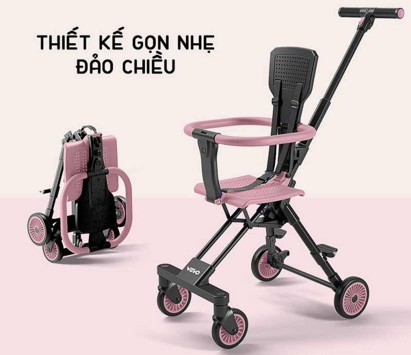 Xe đẩy gập gọn cho bé ngồi Vovo X1