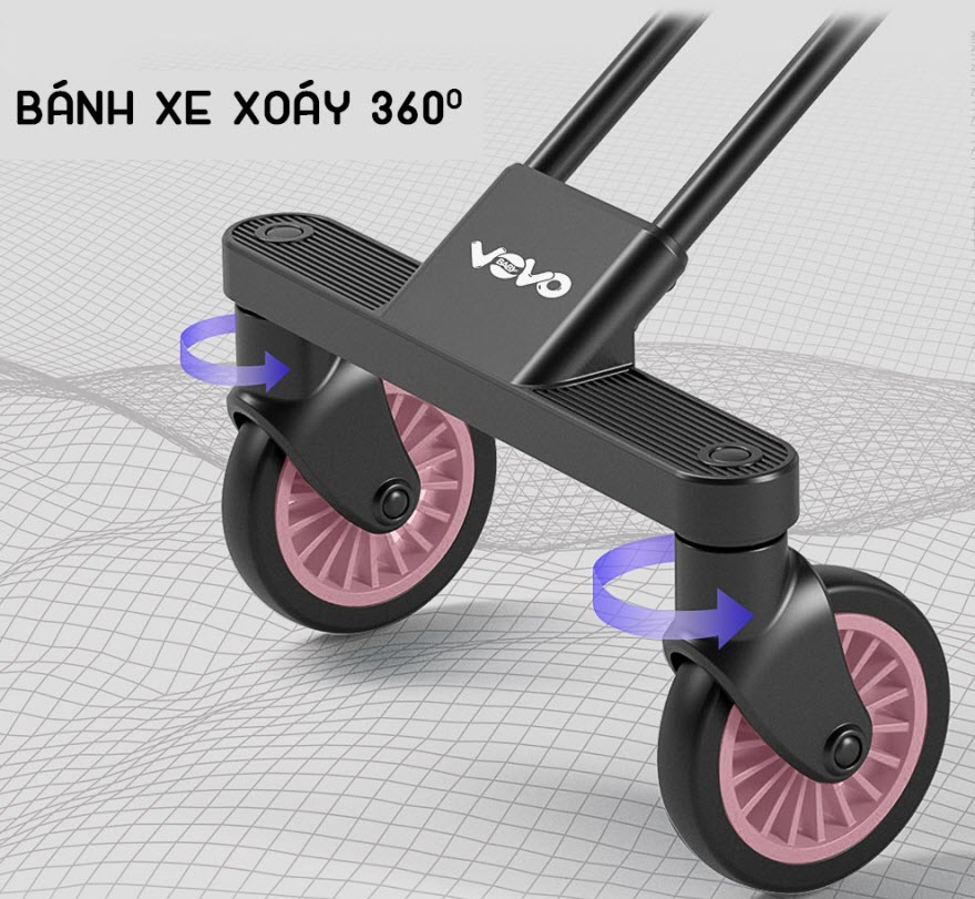 Xe đẩy gập gọn cho bé ngồi Vovo X1