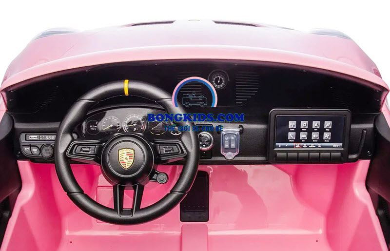 Xe ô tô điện trẻ em 2 chỗ ngồi cao cấp bản quyền Porsche DKP911