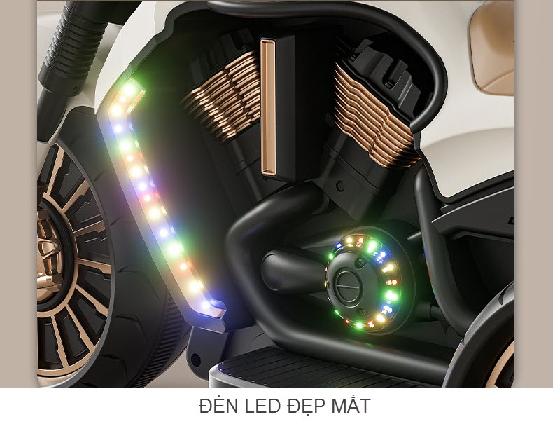 Xe máy điện trẻ em Haley BDL1188 cho bé 3-7 tuổi