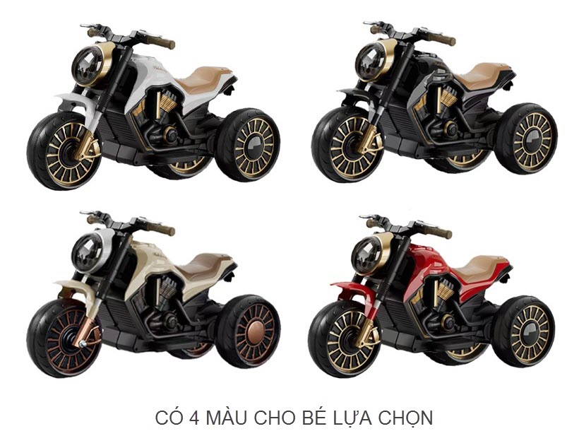 Xe máy điện trẻ em Haley BDL1188 cho bé 3-7 tuổi