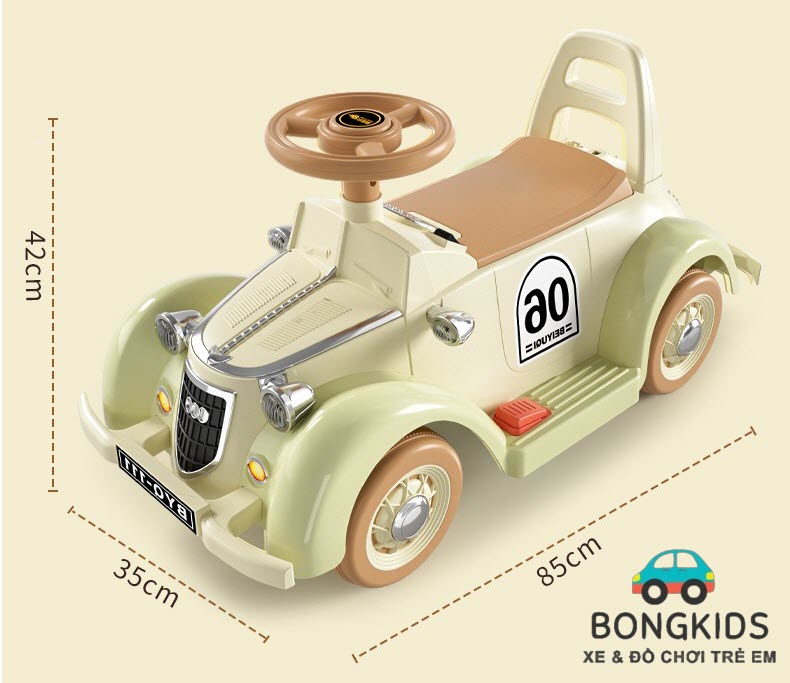 Xe ô tô điện trẻ em cỡ nhỏ BYQ111 cho bé 1-4 tuổi