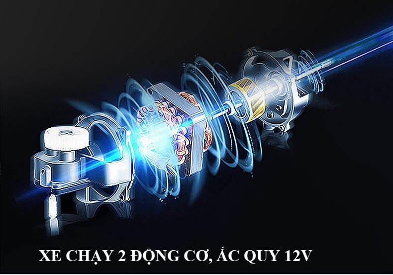 xe ô tô điện trẻ em cảnh sát BDL2988