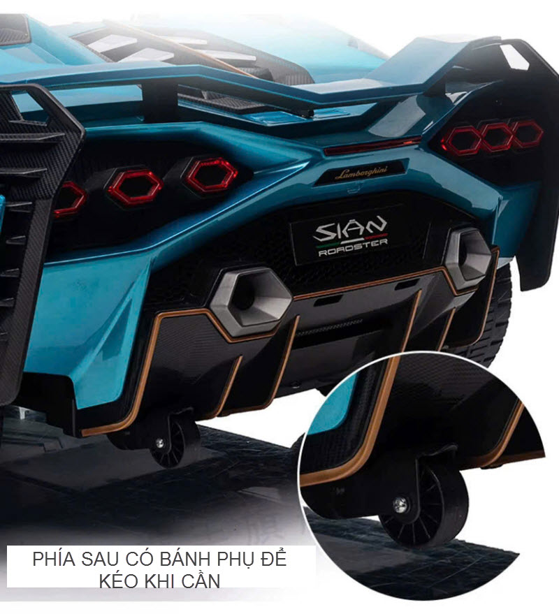 Xe ô tô điện trẻ em 2 chỗ ngồi Lamborghini QLS6988 bản quyền