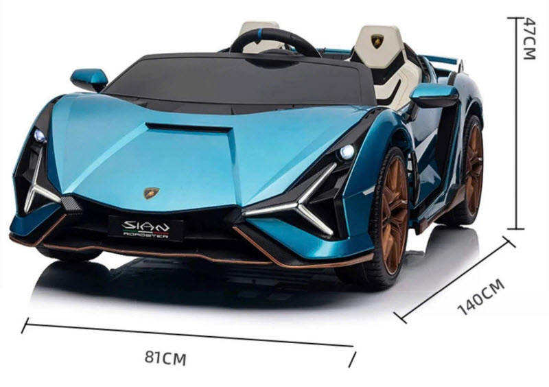 Xe ô tô điện trẻ em 2 chỗ ngồi Lamborghini QLS6988 bản quyền