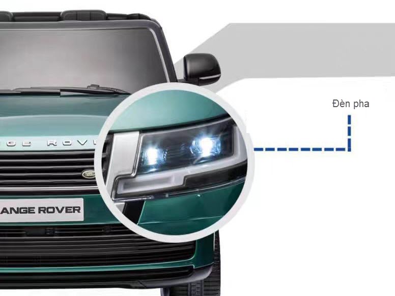 Xe ô tô điện trẻ em 2 chỗ ngồi cao cấp bản quyền Range Rover DKRR998