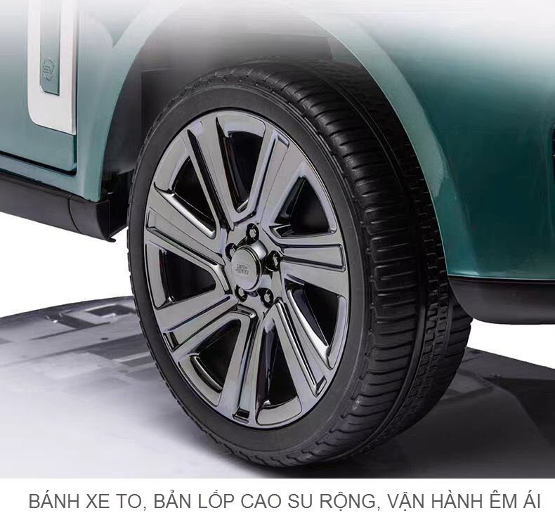 Xe ô tô điện trẻ em 2 chỗ ngồi cao cấp bản quyền Range Rover DKRR998