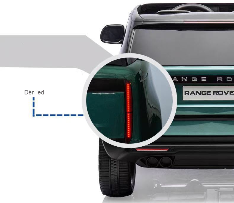Xe ô tô điện trẻ em 2 chỗ ngồi cao cấp bản quyền Range Rover DKRR998