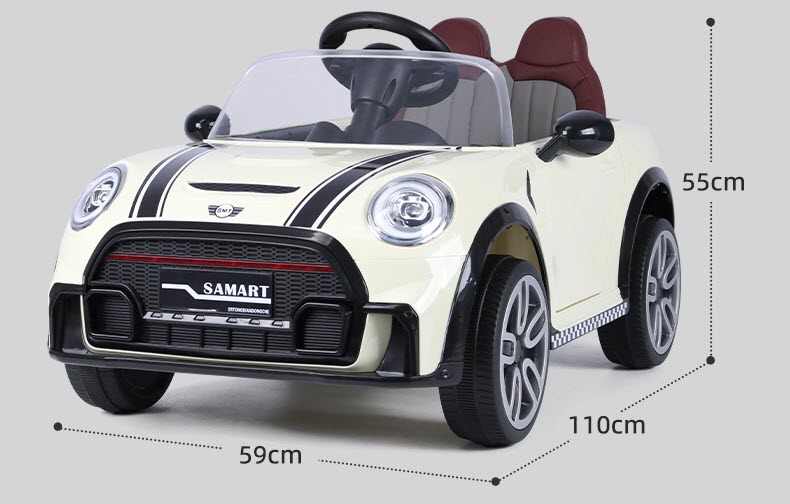 Xe ô tô điện trẻ em Minicooper SMT5688 bé bé 1-6 tuổi
