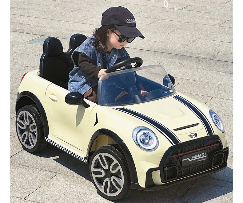 Xe ô tô điện trẻ em Minicooper SMT5688 bé bé 1-6 tuổi