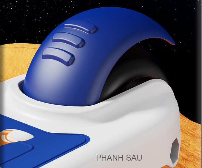 Xe scooter 3 bánh có ghế ngồi cho bé chòi chân và trượt đầu con gà