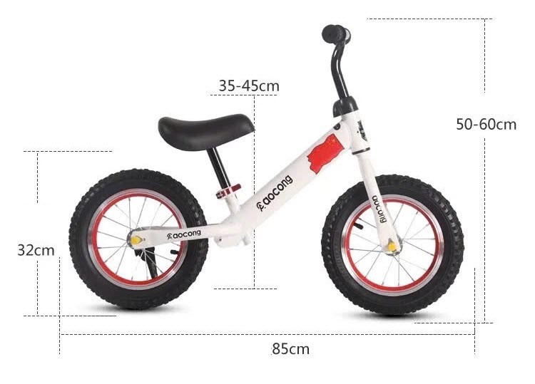 Xe thăng bằng bánh hơi Aocong cho bé 2-6 tuổi