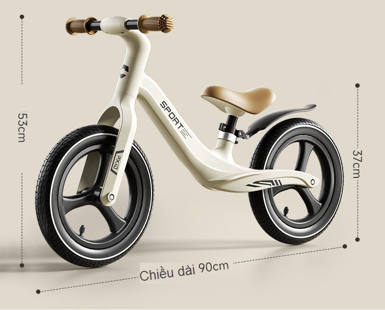 Xe thăng bằng Sport cỡ lớn cho bé 3-7 tuổi