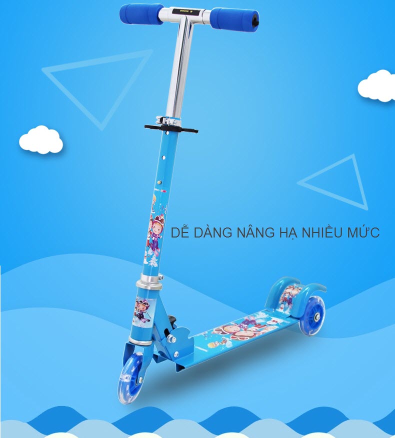 Xe trượt scooter cỡ nhỏ cho bé 2-4 tuổi
