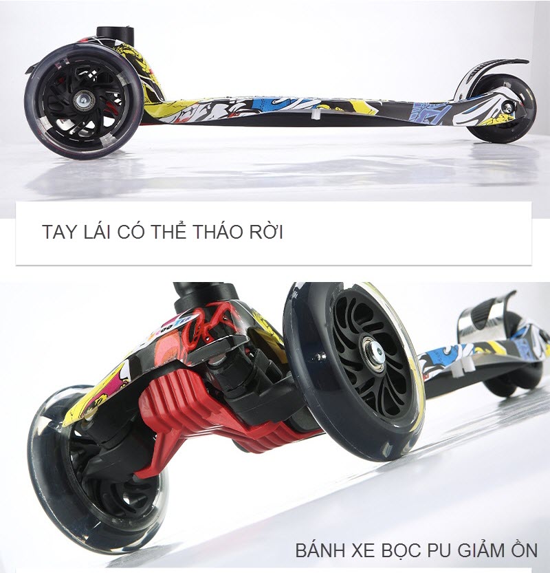 Xe trượt scooter 3 bánh 850 cho bé