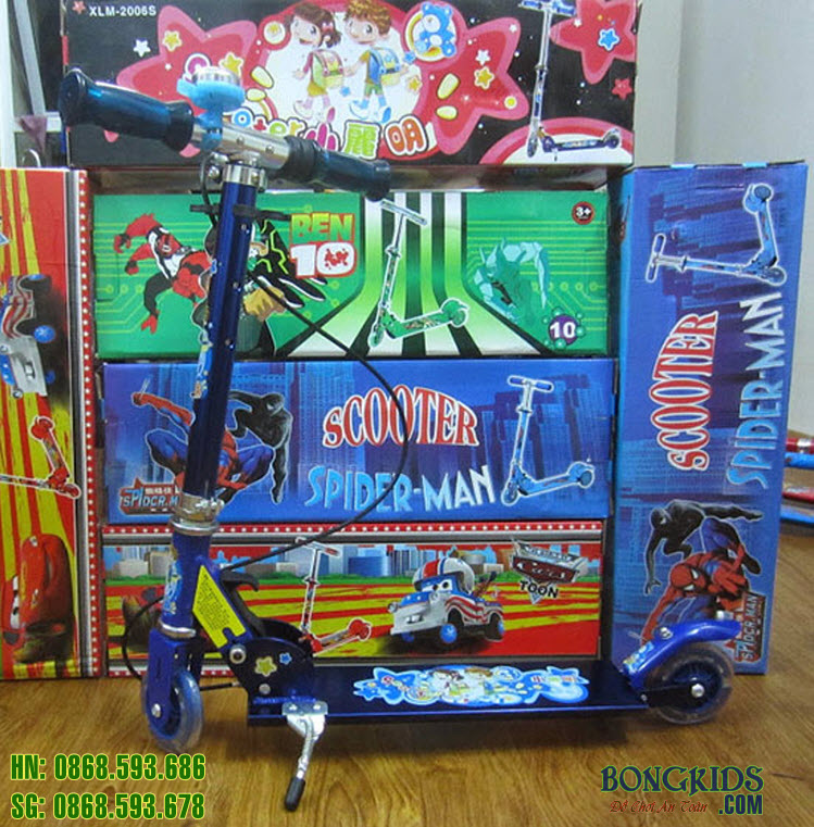 Xe trượt Scooter có màu xanh